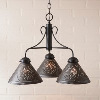 Barrington Rustic 3 Light Chandelier 