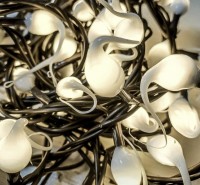 Ivory Hand Dipped LED Light Strands 